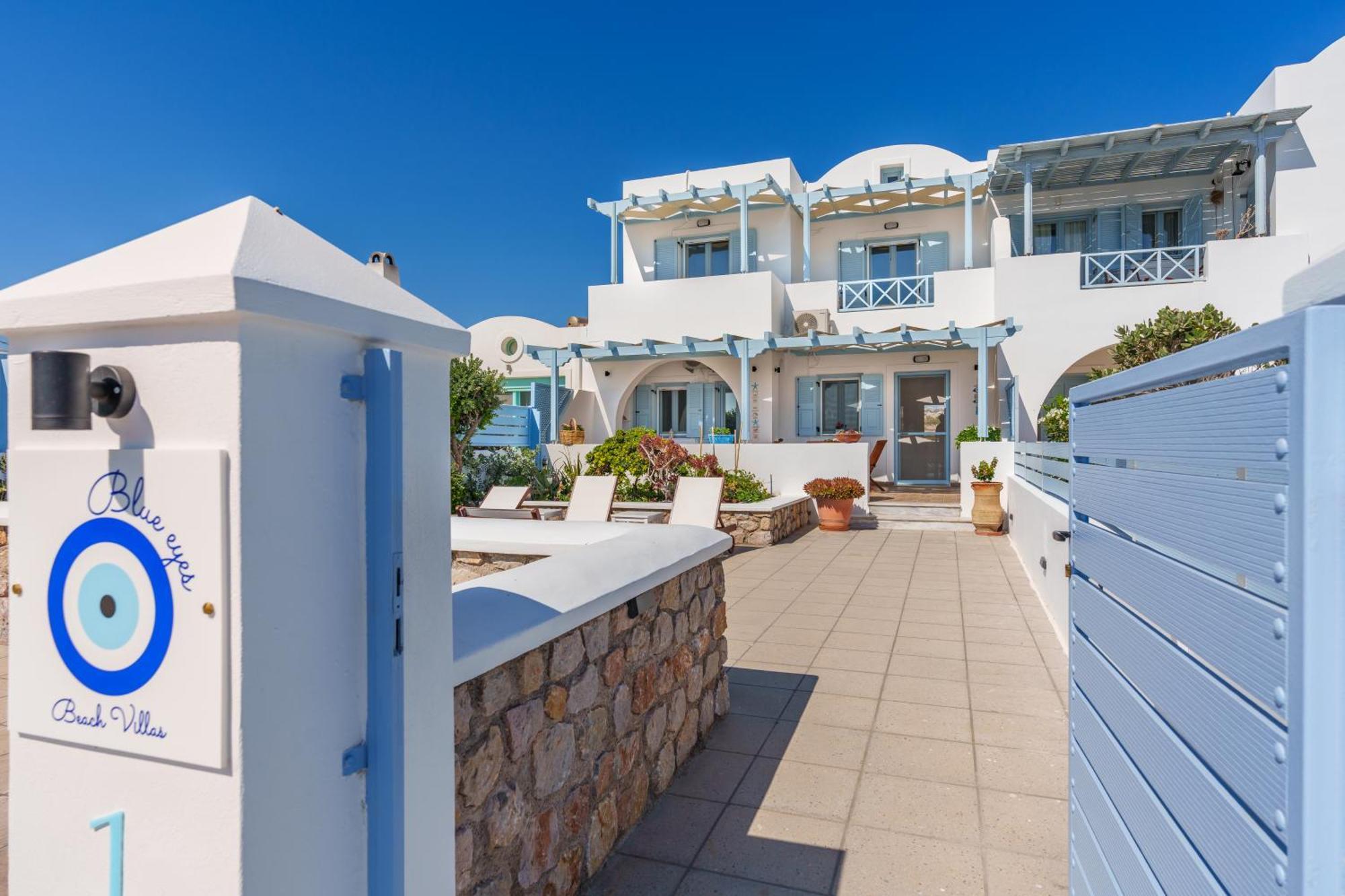 Blue Eyes Beach Villas Monólithos Exterior foto