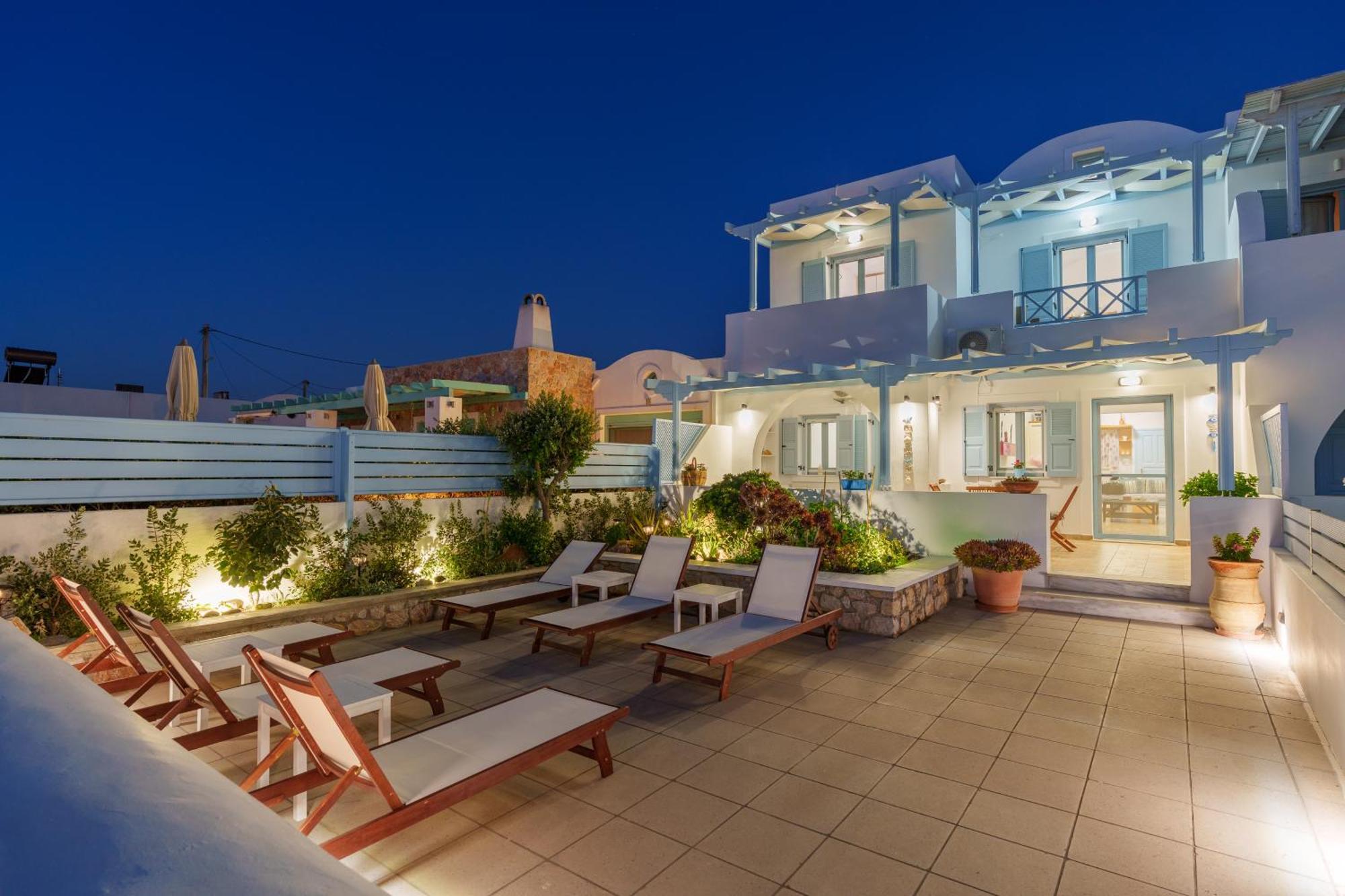 Blue Eyes Beach Villas Monólithos Exterior foto