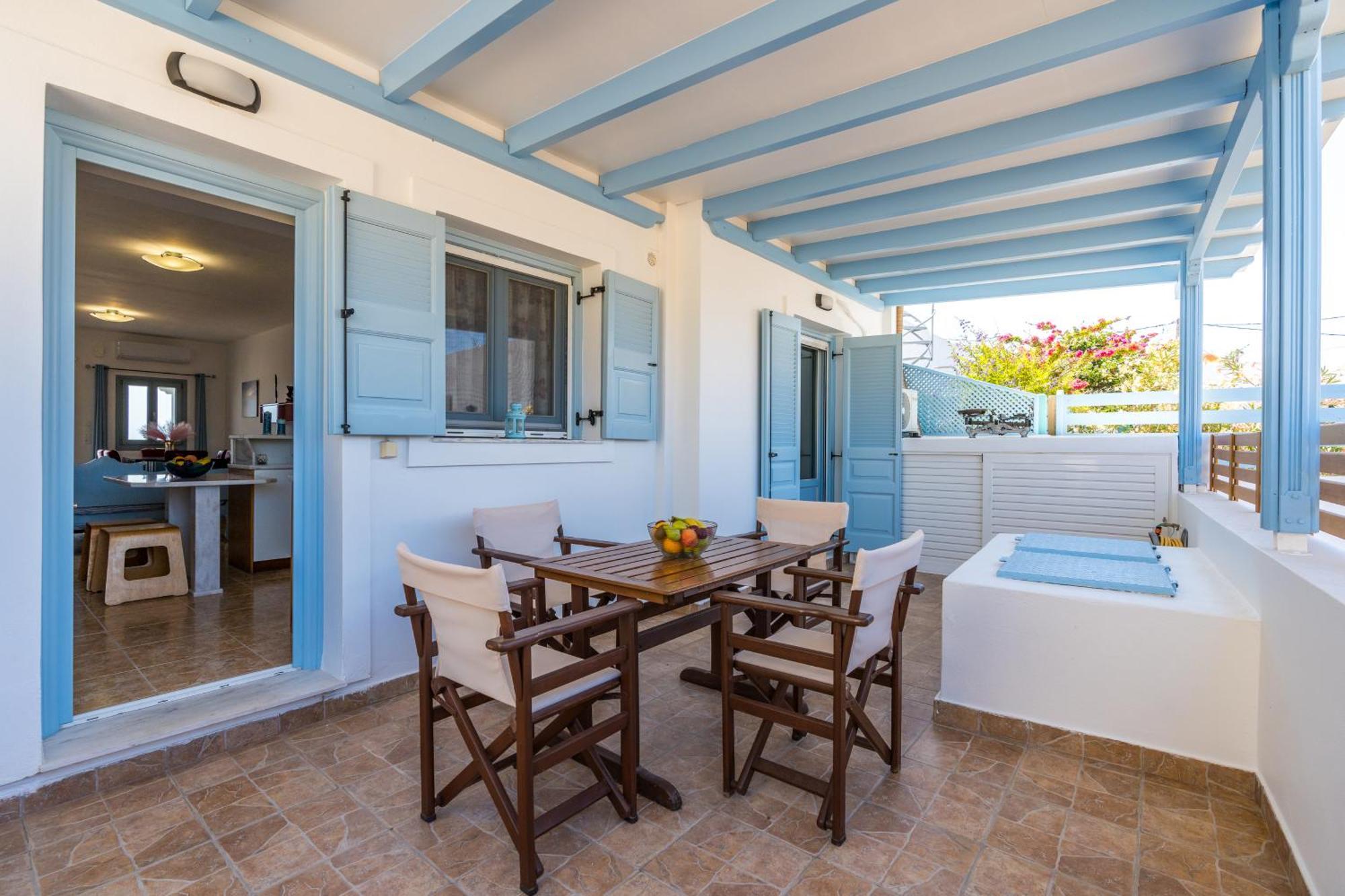 Blue Eyes Beach Villas Monólithos Exterior foto